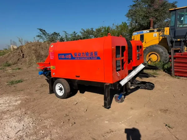 Bomba de Hormigón Diésel de Alta Presión 40 a 50 m³/h - Bolivia - Equiparbol