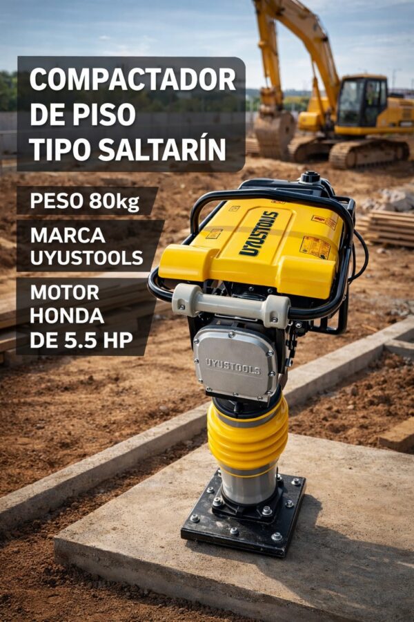 Compactadora Uyustools 5.5hp - Bolivia - Equiparbol