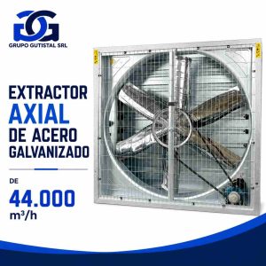 EXTRACTOR AXIAL DE ACERO GALVANIZADO - Bolivia - Equiparbol