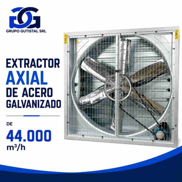 EXTRACTOR AXIAL DE ACERO GALVANIZADO - Bolivia - Equiparbol