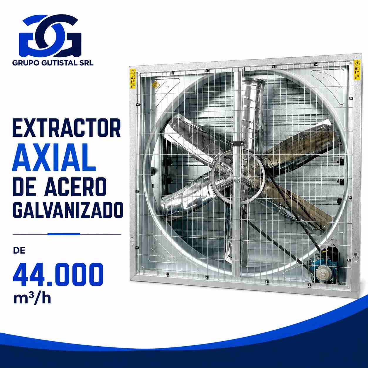 EXTRACTOR AXIAL DE ACERO GALVANIZADO 1 EXTRACTOR AXIAL DE ACERO GALVANIZADO - Bolivia - Equiparbol