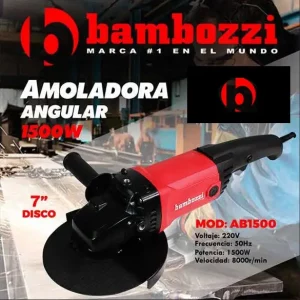 Amoladora Angular Bambozzi 1500W 7"