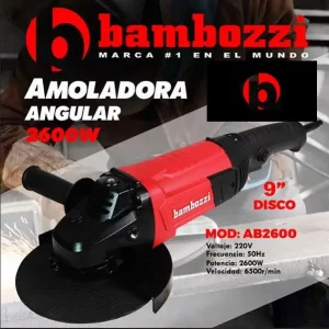 Amoladora Angular Bambozzi 2600W 9"