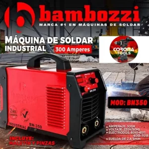 Máquina de Soldar Industrial Bambozzi 300A