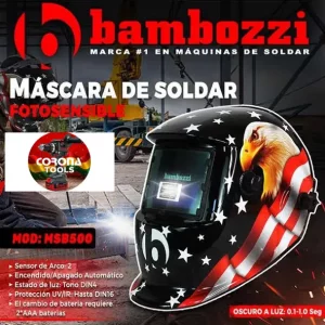 Máscara de Soldar Fotosensible Diseño Águila