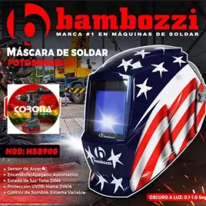 Máscara de Soldar Fotosensible Profesional Bambozzi