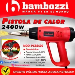 Pistola de Calor Bambozzi 2400W