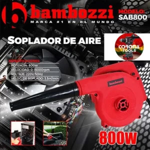 Soplador de Aire Alta Velocidad Bambozzi 800W