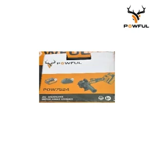 Amoladora A Bateria De 21V Brushless POW 7524