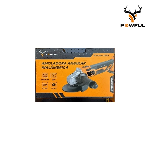 Amoladora A Bateria 21V POW 2552