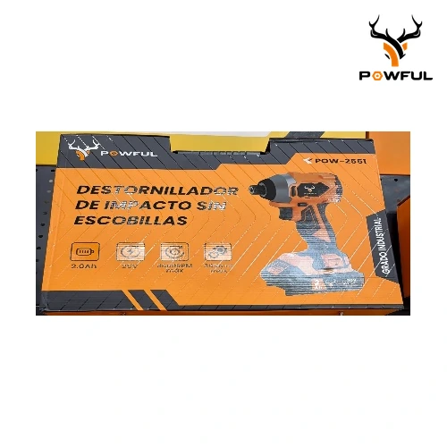 Atornillador De Impacto Inalambrico POW 2552B
