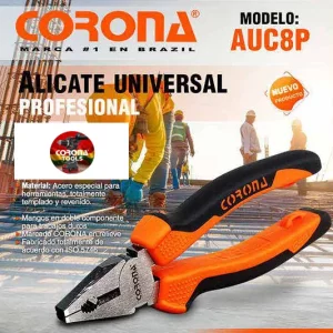 Alicate Universal Profesional Corona AUC8P