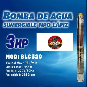 Bomba de Agua Sumergible Tipo Lápiz Corona BLC320