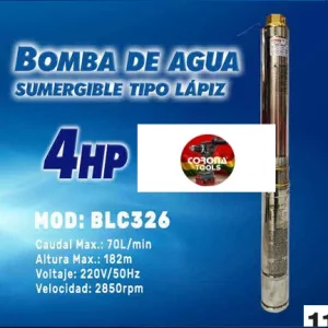 Bomba de Agua Sumergible Tipo Lápiz Corona BLC320