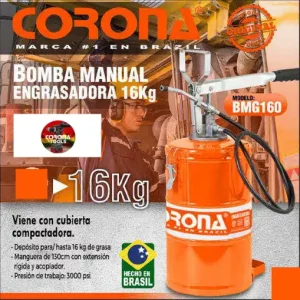 Bomba Manual Engrasadora 16Kg Corona BMG160