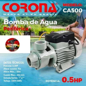 Bomba de Agua Periférica Corona CA500
