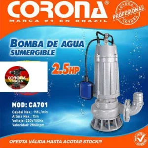 Bomba de Agua Sumergible Corona CA701