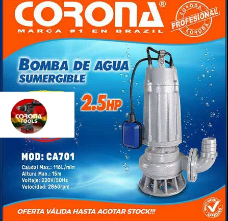 Bomba de Agua Sumergible Corona CA701 1 Bomba de Agua Sumergible Corona CA701