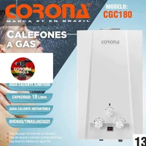 Calefón a Gas Corona CGC180
