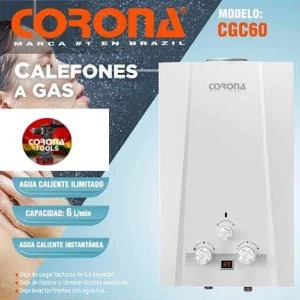 Calefón a Gas Corona CGC60
