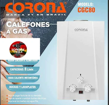 Calefón a Gas Corona CGC80