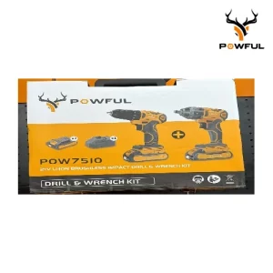 Combo 2 En 1: Taladro Y Llave De Impacto De 700NM POW 7510
