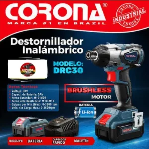 Destornillador Inalámbrico Corona DRC30