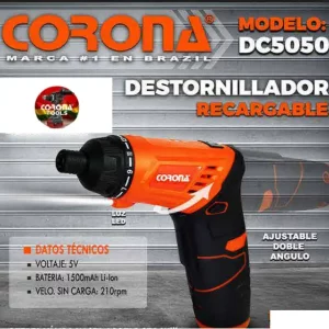 Destornillador Recargable Corona DC5050