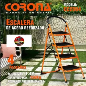 Inicio 46 Escalera de Acero Reforzado Corona EC2004