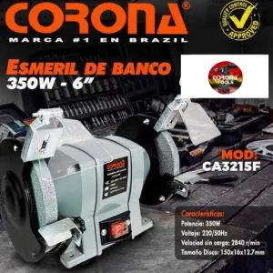 Esmeril de Banco Corona CA3215F