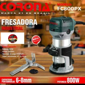Fresadora Industrial Corona FC800PX