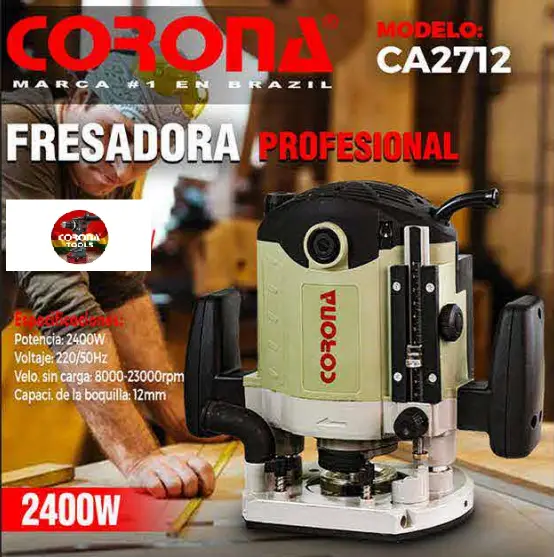 Fresadora Profesional Corona CA2712 1 Fresadora Profesional Corona CA2712
