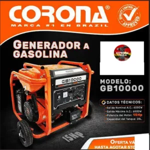 Generador a Gasolina Corona GB10000