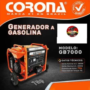 Generador a Gasolina Corona GB7000