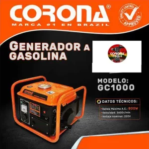 Generador a Gasolina Corona GC1000