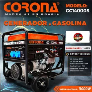 Generador a Gasolina Corona GC14000S