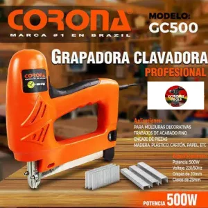 Grapadora Clavadora Profesional Corona GC500