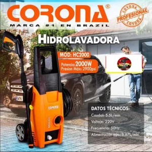 Hidrolavadora Profesional Corona HC2000