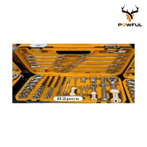 Juego De Llaves De 1/2 Y 1/4 Con Combinada POW 7515