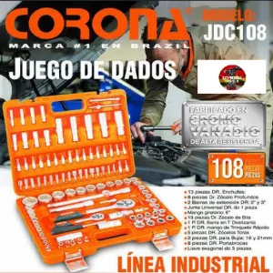 Juego de Dados 108 Piezas Corona JDC108