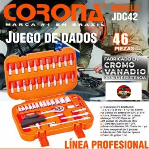 Inicio 66 Juego de Dados 46 Piezas Corona JDC42