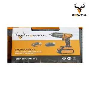 Llave De Impacto Inalambrica De 1000NM POW 7507