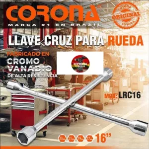 Llave Cruz para Rueda 16″ Corona LRC16
