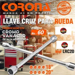 Llave Cruz para Rueda 18" Corona LRC18