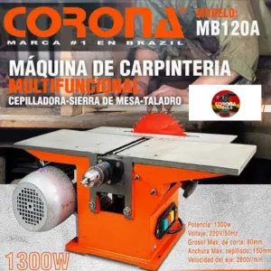 Máquina de Carpintería Multifuncional Corona MB120A