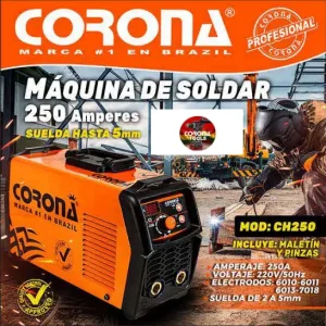 Máquina de Soldar 250 Amperes Corona CH250