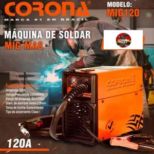 Máquina de Soldar MIG-MAG Corona MIG120