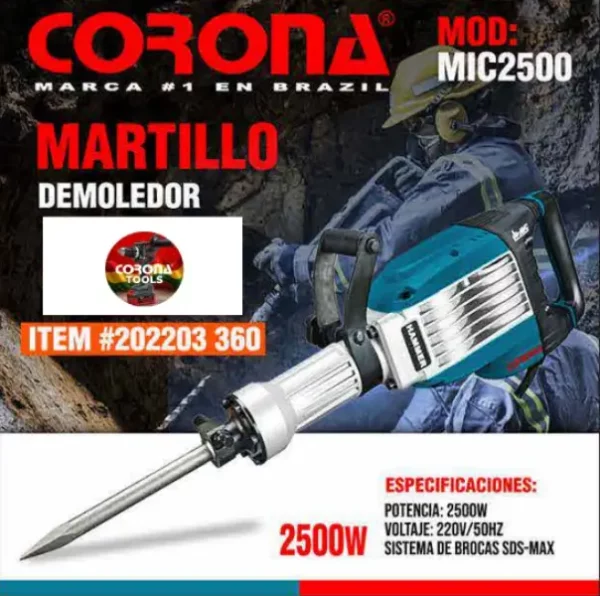 Martillo Demoledor Corona MIC2500