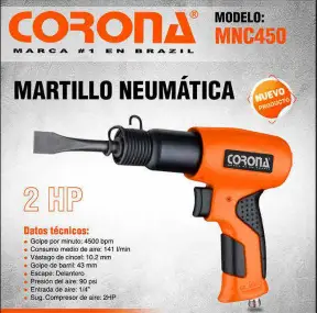 Martillo Neumática Corona MNC450