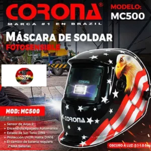 Máscara de Soldar Fotosensible Corona MC500
